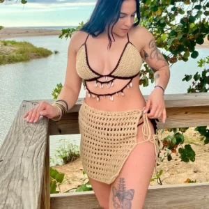 Bahía Crochet Skirt + Calypso Bikini Top