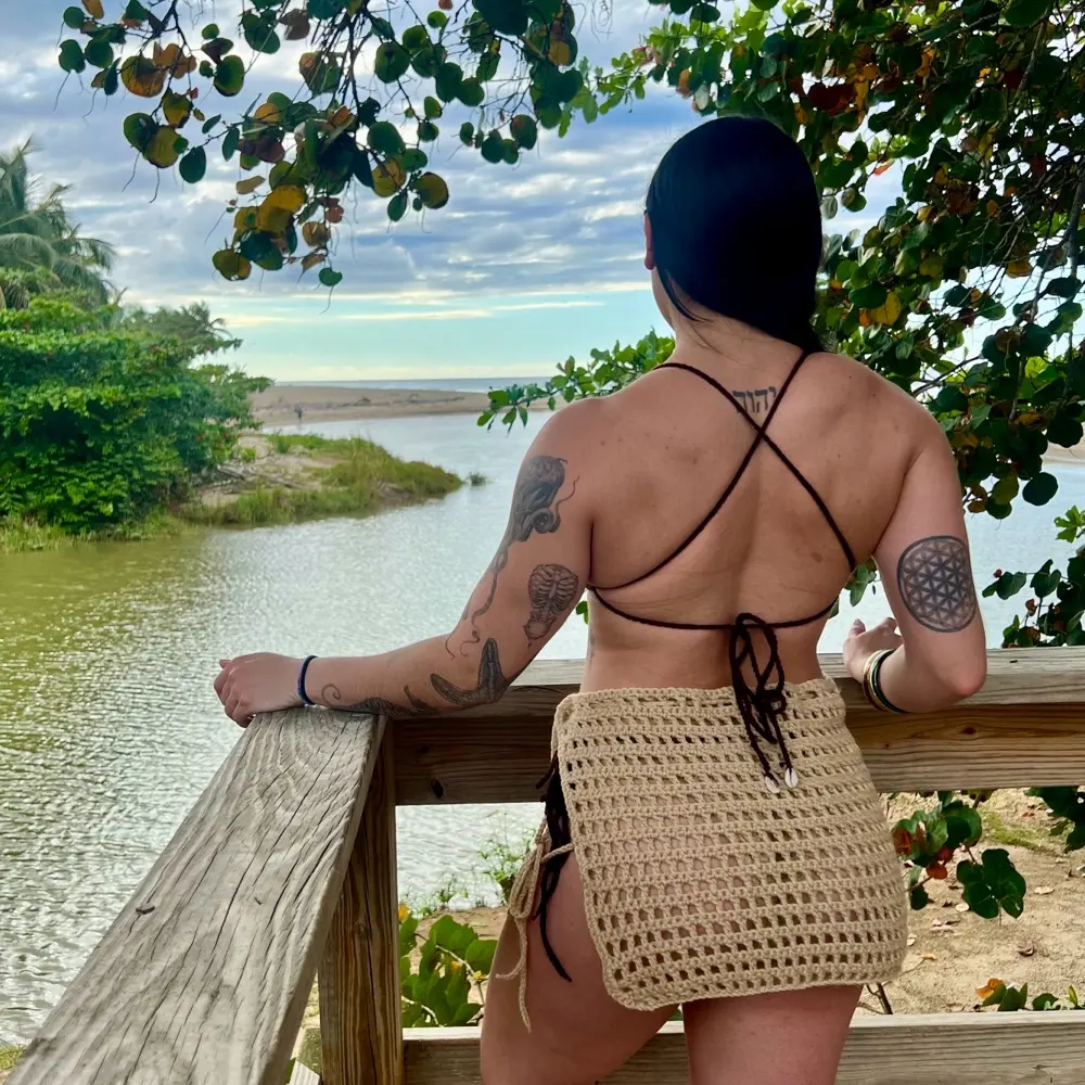 Bahía Crochet Skirt + Calypso Bikini Top