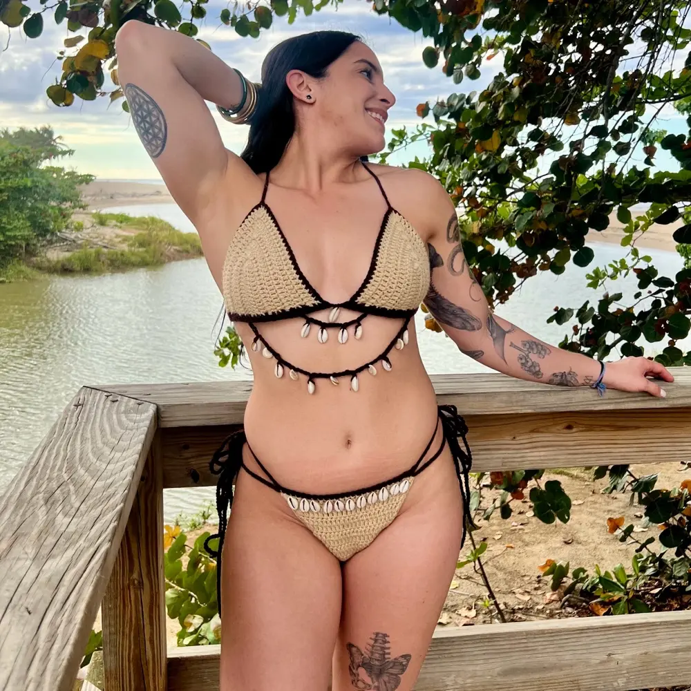Bahía Crochet Skirt + Calypso Bikini Top